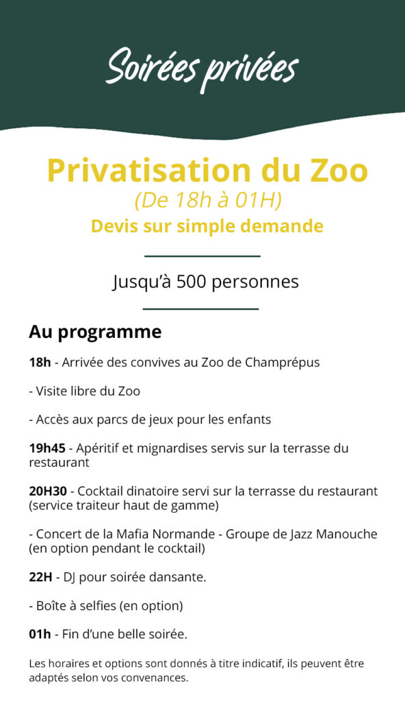 soirée privées